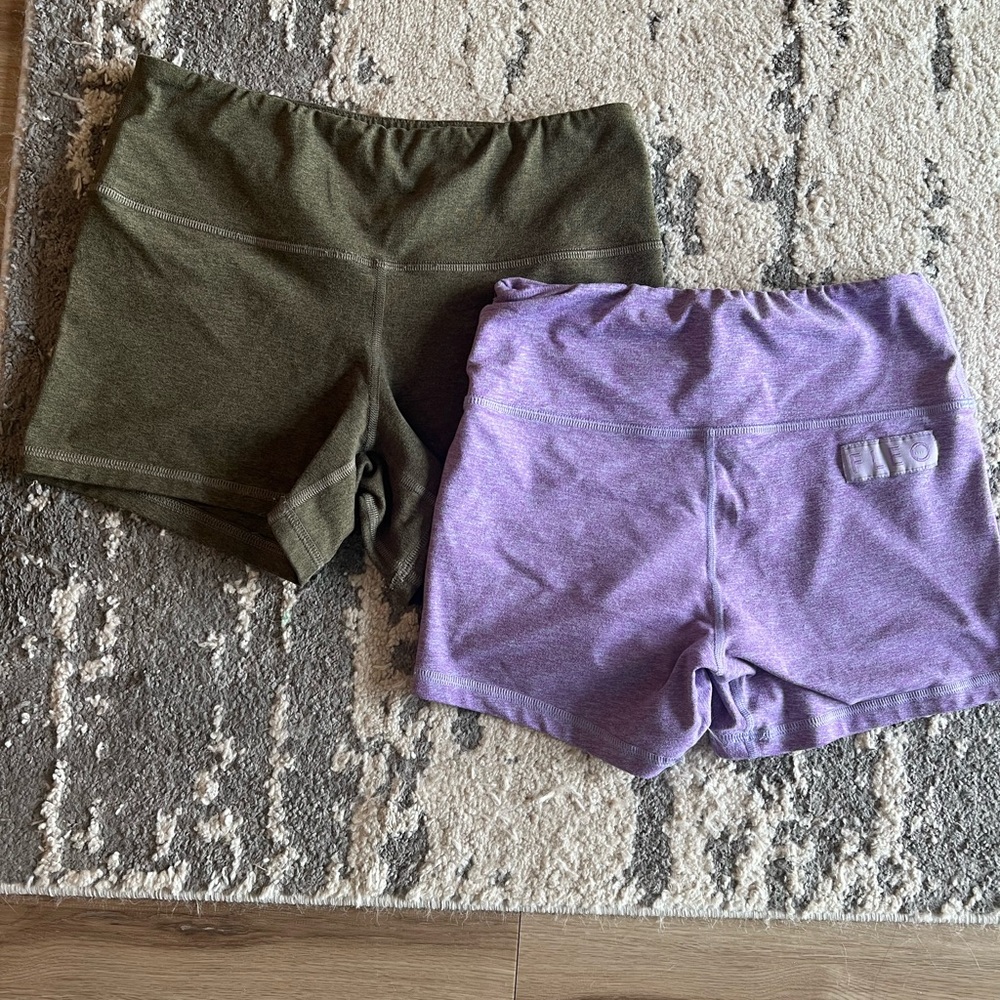 Bundle Fleo Green and Purple Athletic Shorts